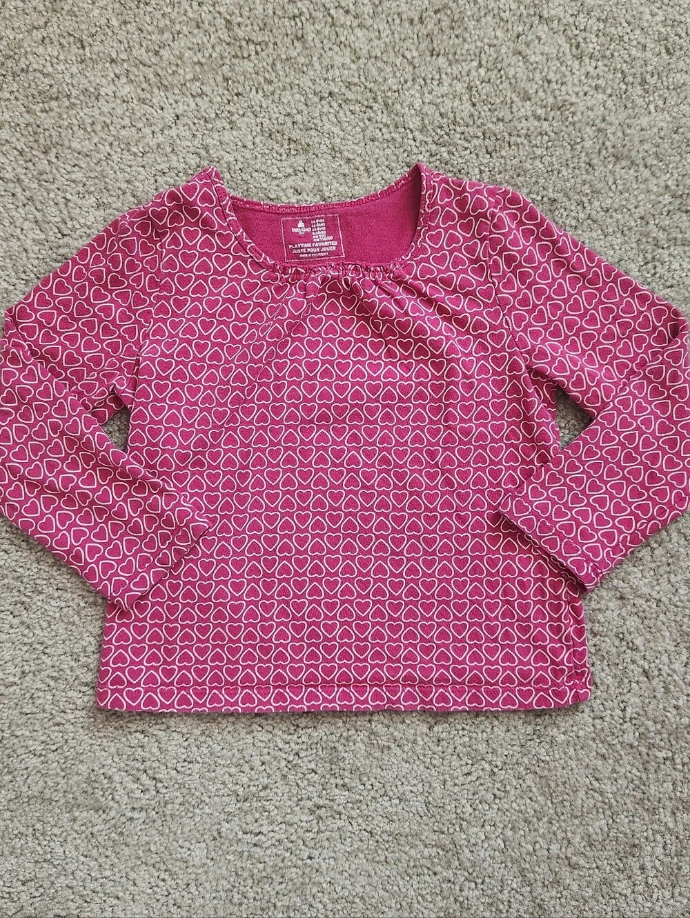 Girls 4T Cute Pink Playdate Mix & Match Bundle | Floral, Hearts | 4 Pieces